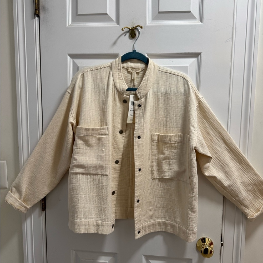 Gorgeous Eileen Fisher Trendsetting Mandarin Jacket.